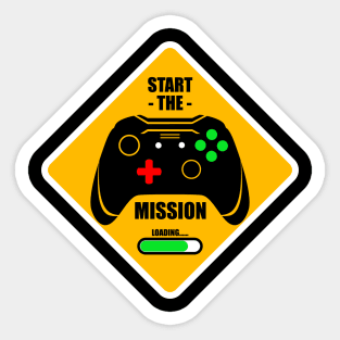 Start the Mission Sticker